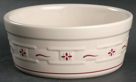 Woven Traditions Red Pet Bowl