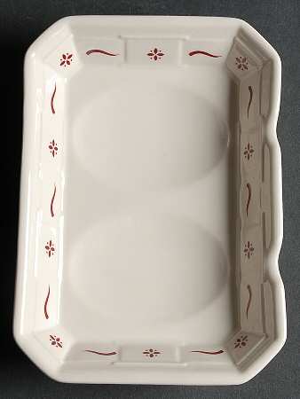 Woven Traditions Red Double Spoon Rest/Holder