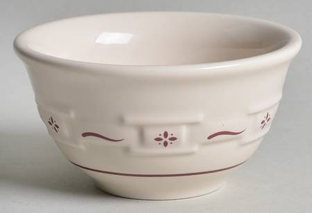 Woven Traditions Red Dessert Bowl