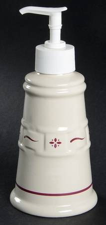 Woven Traditions Red Lotion Dispenser by Longaberger