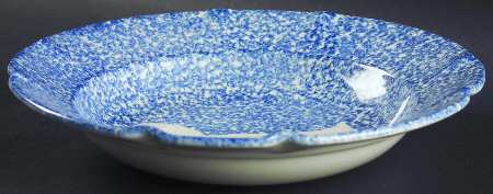 Blue Stipple with Duck 10" Individual Pasta Bowl