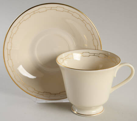 Hayworth Footed Cup & Saucer Set
