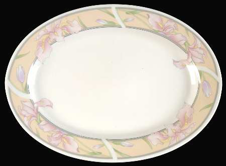 Ciera Royal Iris 12" Oval Serving Platter