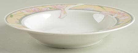 Ciera Royal Iris Rim Soup Bowl