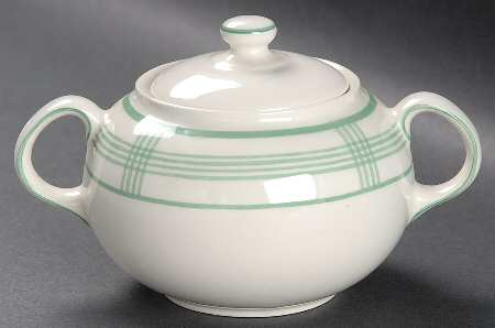 Handkerchief Sugar Bowl & Lid