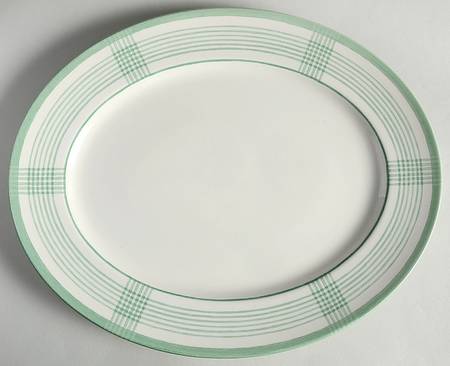 Handkerchief 12" Oval Serving Platter
