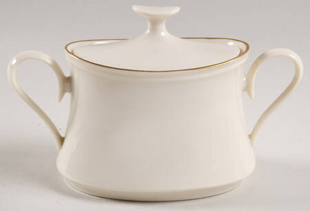 Dimension Gold Sugar Bowl & Lid