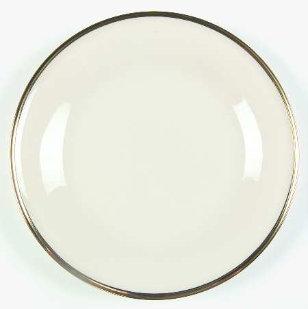 Dimension Gold Dessert Plate/Cream Soup Saucer for Footed Bowl