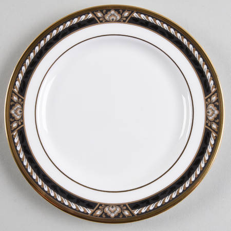 Golden Dynasty (White Background) Bread & Butter Plate