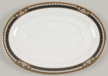 Golden Dynasty (White Background) Underplate for Gravy Boat