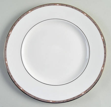 Pearlescence Platinum Millennium Dinner Plate