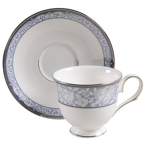 Vintage Lace Footed Cup & Saucer Set
