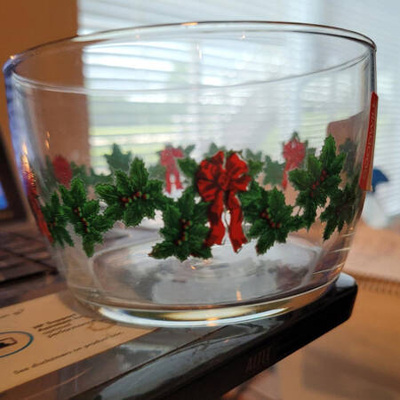 LIE1 Glassware Fruit Bowl