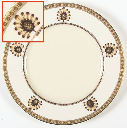 Au Courant Vanilla Salad Plate