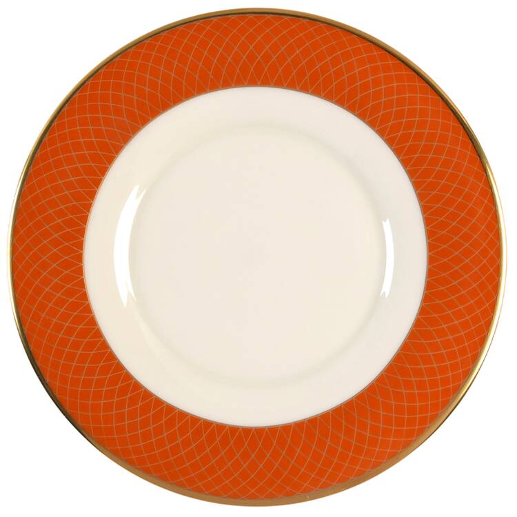 Au Courant Persimmon Saucer