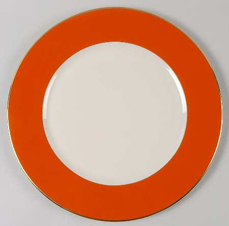 Au Courant Persimmon Service Plate (Charger)