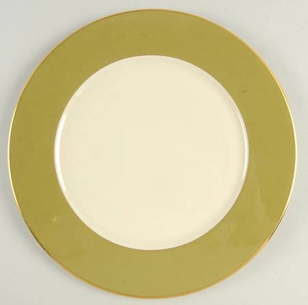 Au Courant Olive Service Plate (Charger)
