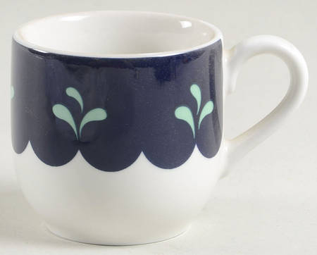 Bedazzle Sapphire Flat Demitasse Cup