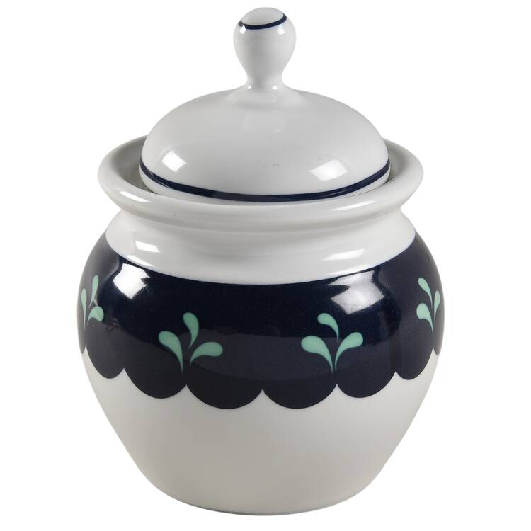 Bedazzle Sapphire Sugar Bowl & Lid