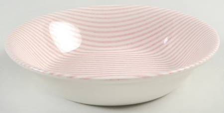Button Down Pink Coupe Cereal Bowl
