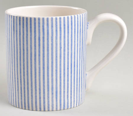 Button Down Blue Mug