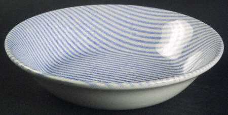 Button Down Blue Coupe Cereal Bowl