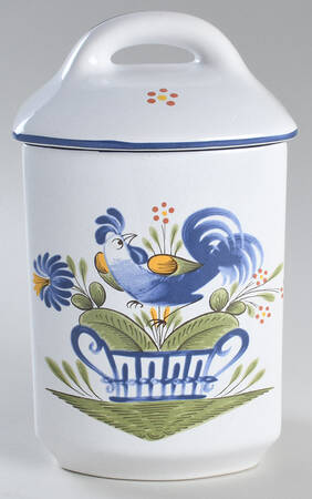 Chanteclerc Blue Extra Large Canister & Lid
