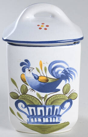 Chanteclerc Blue Small Canister & Lid