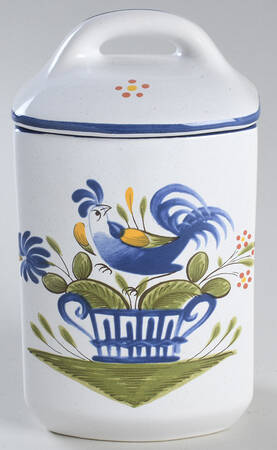 Chanteclerc Blue Medium Canister & Lid