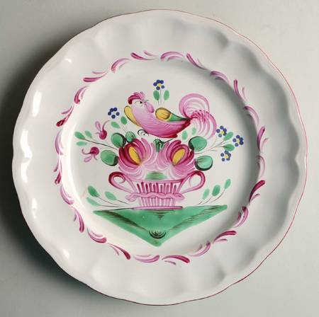 Chanteclerc Red Dinner Plate