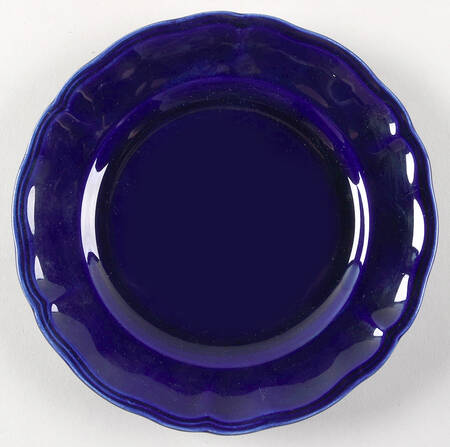 Louis XV Cobalt Salad Plate