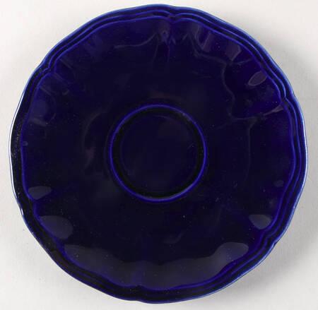 Louis XV Cobalt Saucer