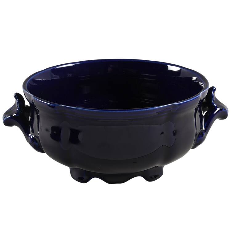 Louis XV Cobalt Round Vegetable No Lid by Luneville