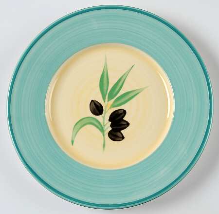 Coquelicot Olives Salad Plate