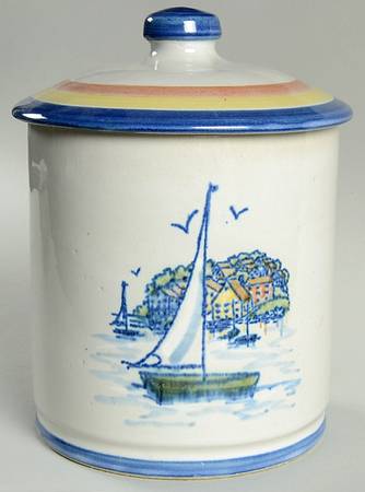 Ye Olde Harbor Large Canister & Lid