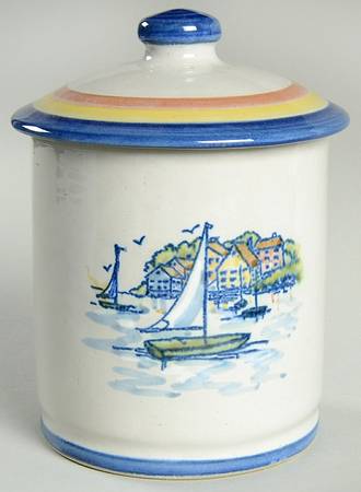 Ye Olde Harbor Small Canister & Lid