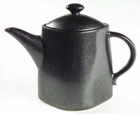 Piano (Round, Smooth Texture) Teapot & Lid