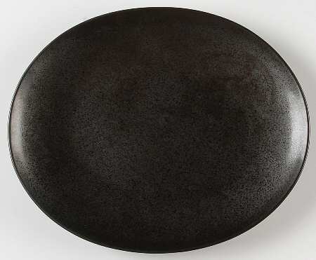 Piano (Round, Smooth Texture) 11" Oval Serving Platter
