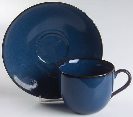 Lapis (Round) Flat Cup & Saucer Set