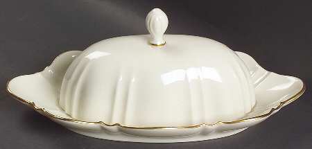 Symphony (Giftware, Gold Trim) 1/4 Lb Covered Butter
