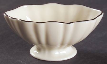 Symphony (Giftware, Platinum Trim) Individual Nut Dish/Salt Dip