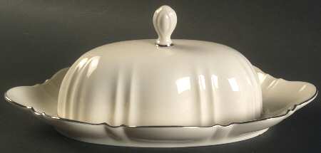 Symphony (Giftware, Platinum Trim) 1/4 Lb Covered Butter