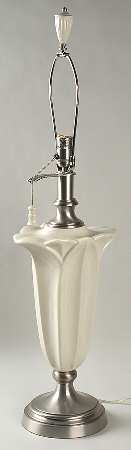 Symphony (Giftware, Platinum Trim) 30" Electric Lamp No Shade