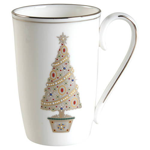 Federal Platinum Christmas Accent Mug