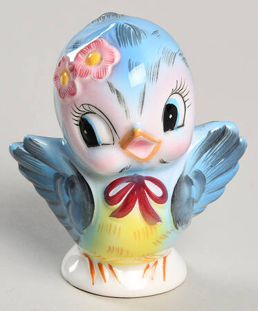 Blue Bird Pepper Shaker