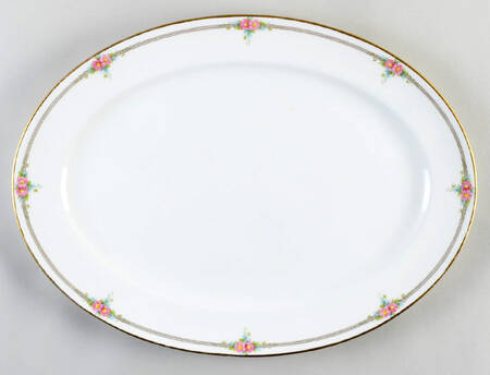 C29 17" Oval Serving Platter