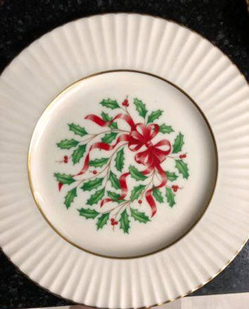 Holiday (Temple) Bread & Butter Plate