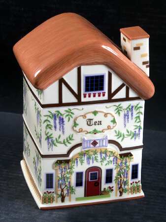 Canterbury Crossing (Giftware) Tea Canister & Lid