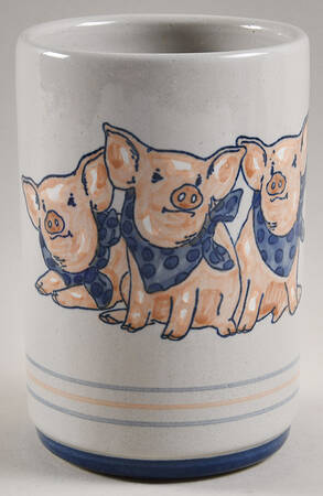 Precious Pigs Utensil Holder