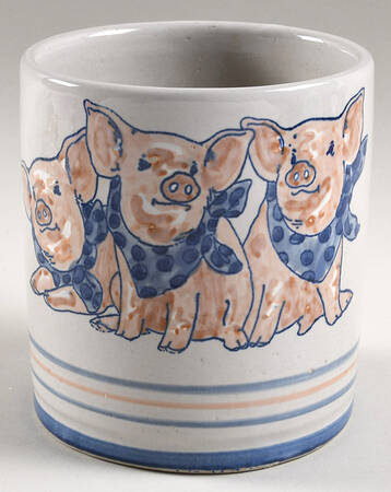 Precious Pigs Small Canister No Lid